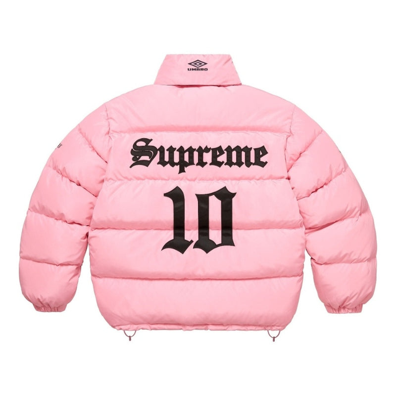Jaqueta Supreme x Umbro Down Puffer Pink