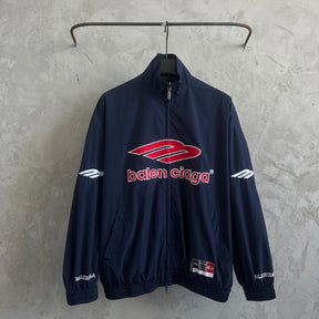Jaqueta Balenciaga 3B Football Logo Track Azul