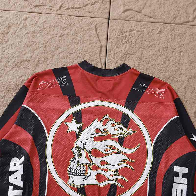 Camisa Hellstar Jersey Long Red