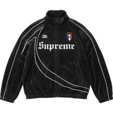 Jaqueta Supreme x Umbro Velour Track Black