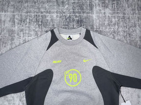 Moletom Palace x Nike Crewneck Total P90 Cinza