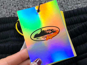 Conjunto Corteiz Arch Shield Zip Black