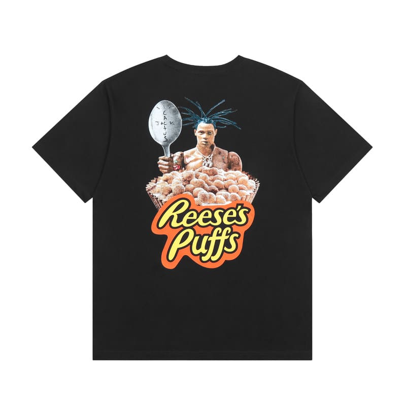 Camiseta Travis Scott Cactus Jack x Reese's Puffs