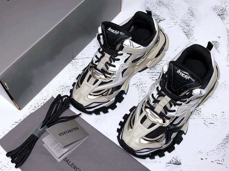 Balenciaga Track 2.0  Beige Black