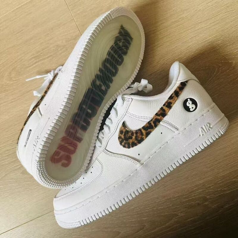 Air Force 1 Low White Cheetah x Supreme x GoodEnough