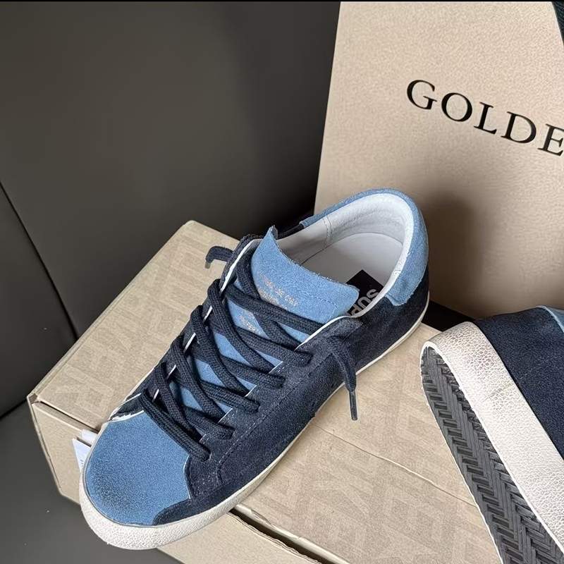 Golden Goose Super-Star Dark Bluelight Blue
