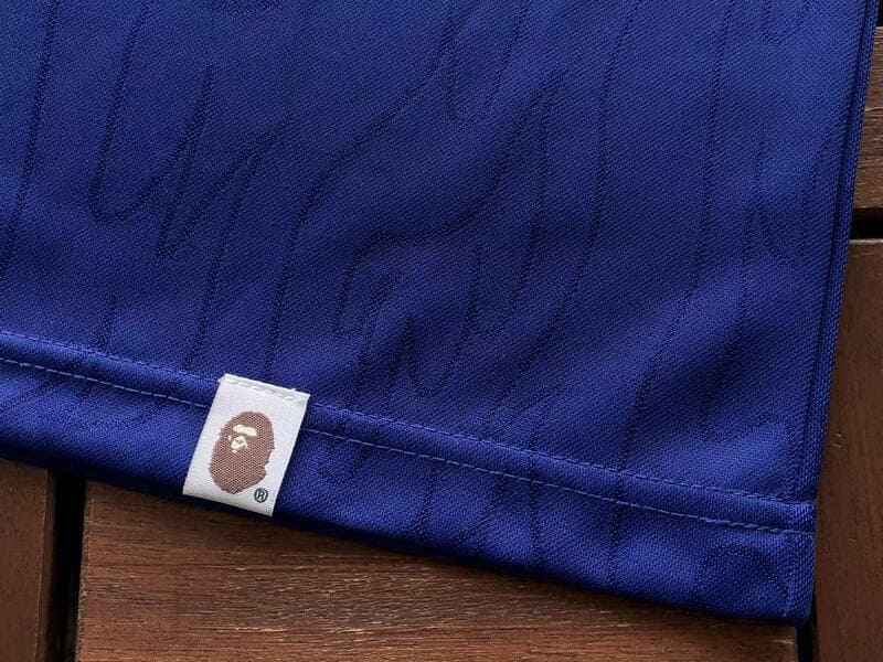 Camiseta BAPE x Adidas SSL Flame Japan Blue