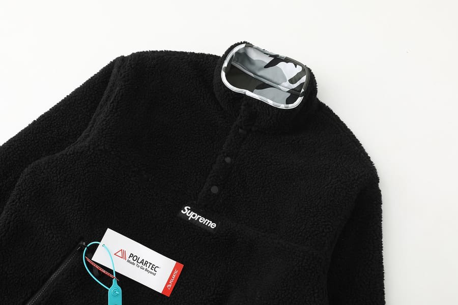 Jaqueta Supreme Polartec Shearling Pullover Dupla Face