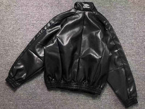 Jaqueta Supreme x Umbro Leather Track Black