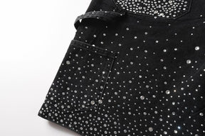 Bermuda Purple Brand Jeans Crystal Black