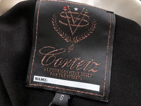 Camisa Corteiz Paneled Rugby Polo Preta