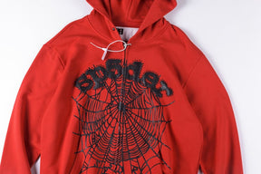 Moletom Sp5der OG Web Studded Zip Red