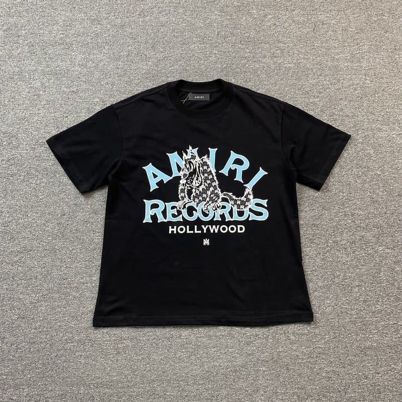 Camiseta Amiri Records Wolf