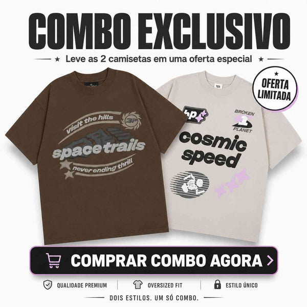 Combo 2 Camisetas Broken Planet (PRONTA ENTREGA)