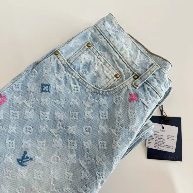 Calça Louis Vuitton by Tyler, the Creator Monogram Denim