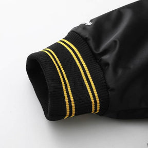 Jaqueta Supreme x Mitchell & Ness Varsity Satin Black