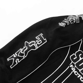 Jaqueta Supreme x Fox Racing Zip Up Hooded Black