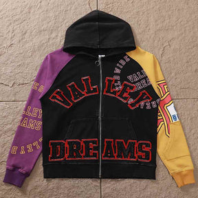 Moletom Vale Forever Crest Zip Purple/Yellow