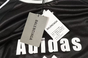 Camisa Balenciaga x Adidas Athletic Jersey Preta