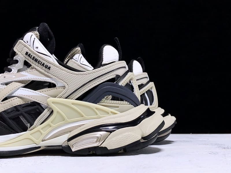 Balenciaga Track 2.0  Beige Black