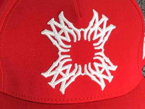 Boné Amiri MA Quad Canvas Vermelho