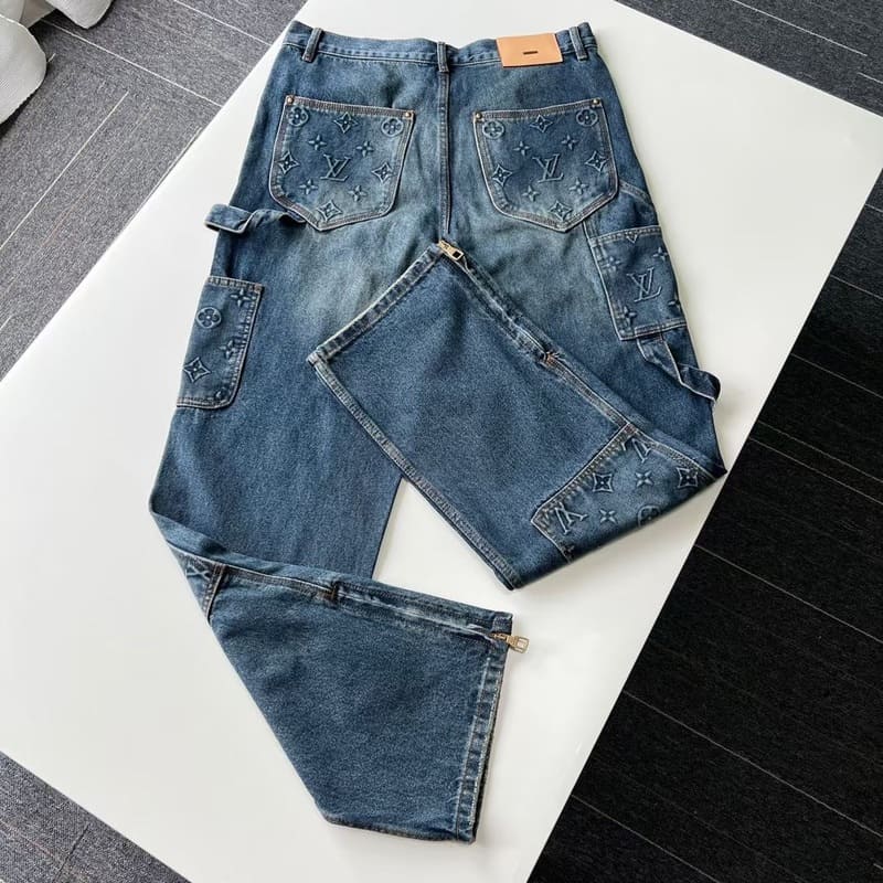 Calça Louis Vuitton Denim Carpenter Jeans