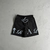 Pronta Entrega - Shorts Trapstar Script Swimming Black/Nigara Mist