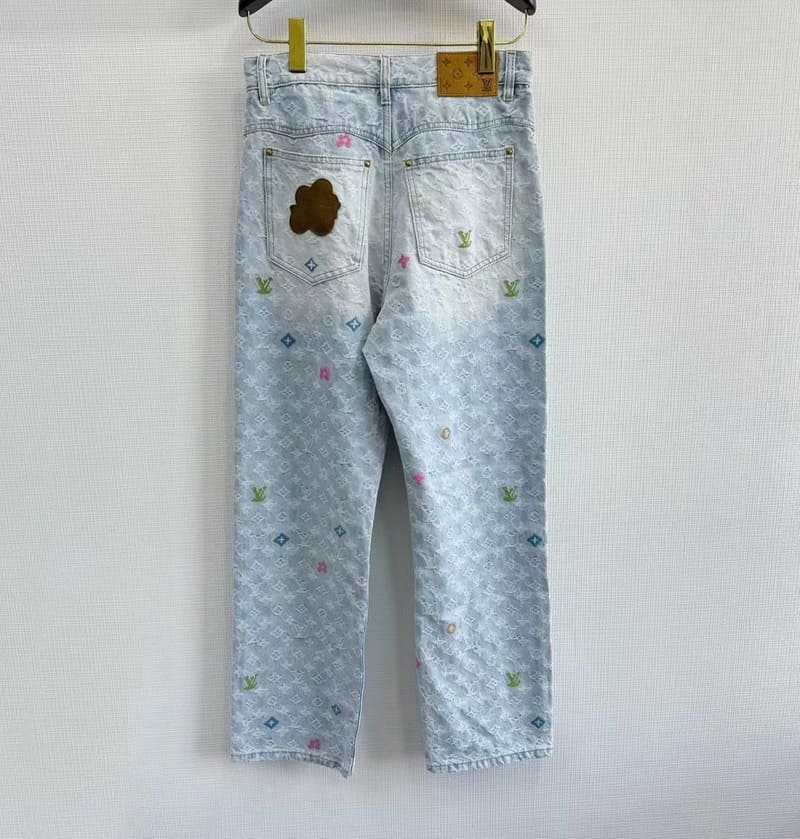 Calça Louis Vuitton by Tyler, the Creator Monogram Denim