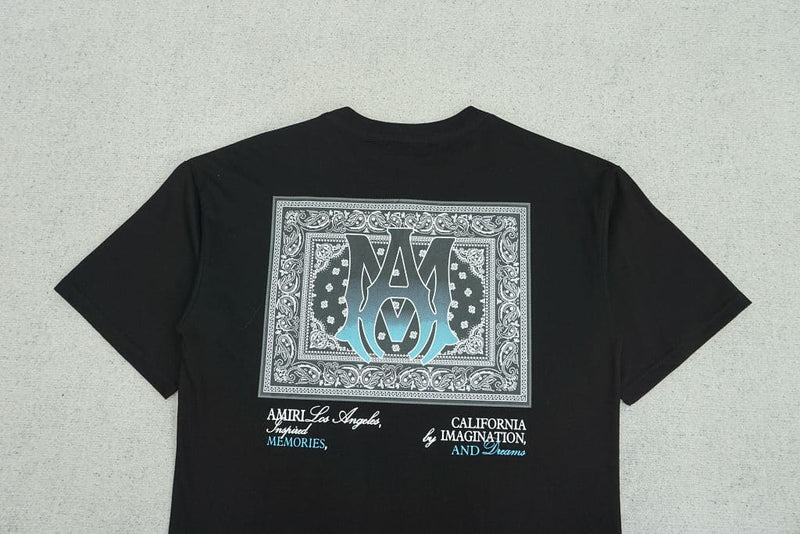Pronta Entrega - Camiseta Amiri Ma Bandana Black