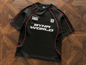 Conjunto Syna World Perforated Perfomance Black Red