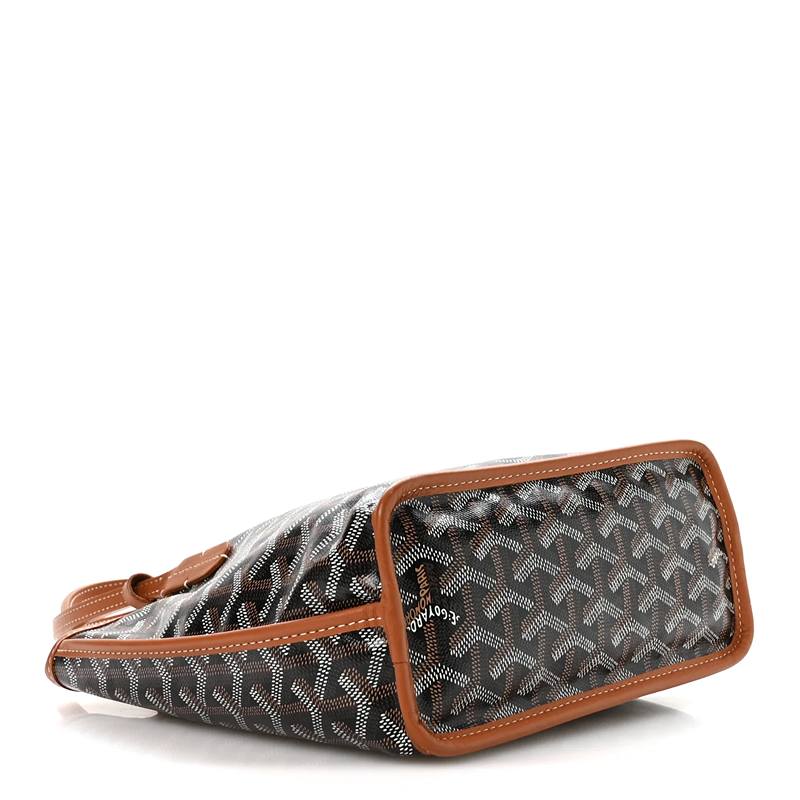 Bolsa Goyard Mini Bag Black Tan