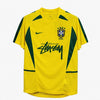 Camiseta Brasil x Stussy Retro Yellow