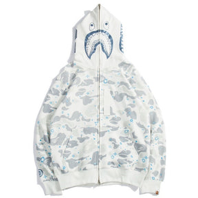 Moletom Bape Shark ABC White Blue Camo
