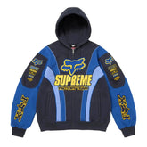 Jaqueta Supreme x Fox Racing Zip Up Hooded Blue