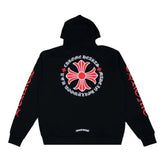 Moletom Chrome Hearts Hollywood Plus Cross Preto