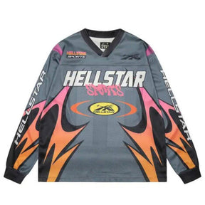 Camisa Hellstar Jersey Long Grey