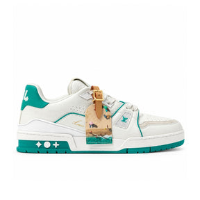 Louis Vuitton LV Trainer White Blue
