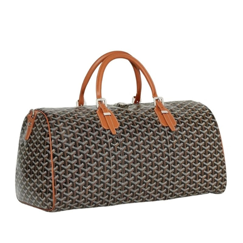 Bolsa Goyard Boston 50 Black Tan