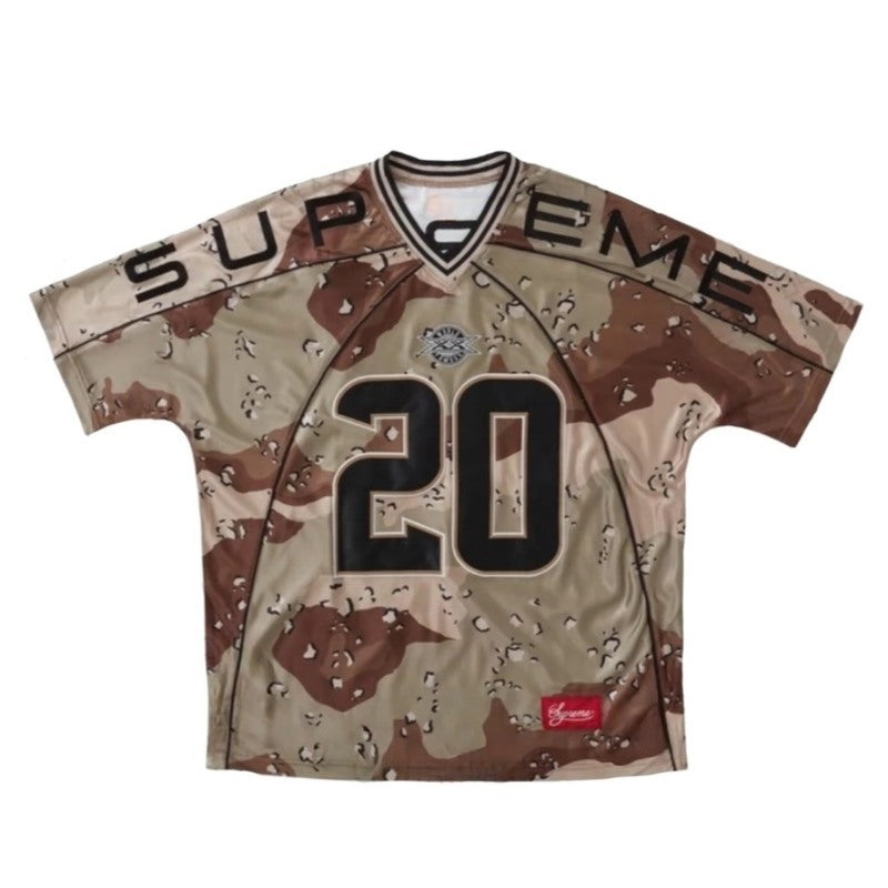Camiseta Supreme Paneled Jersey Chocolate Camo
