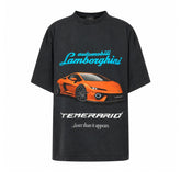 Camiseta Balenciaga x Lamborghini Automobili  Black