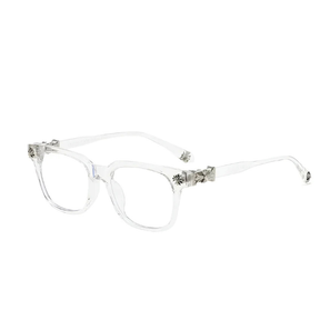 Óculos Chrome Hearts Clear Silver