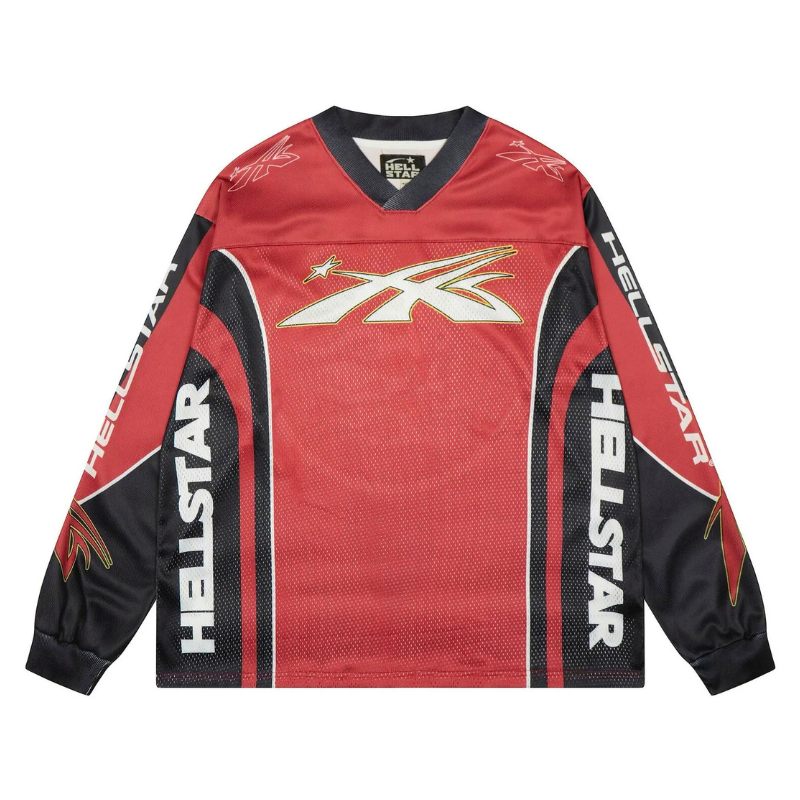 Camisa Hellstar Jersey Long Red