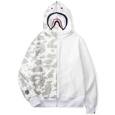Moletom Bape Shark ABC White Camo