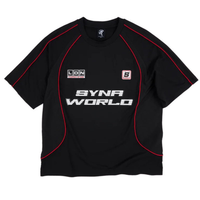 Camiseta Syna World Perforated Perfomance Black Red