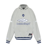 Moletom Balenciaga Polo 3B Football Grey