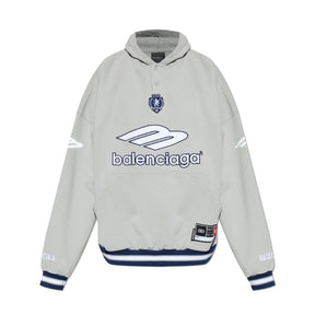 Moletom Balenciaga Polo 3B Football Grey