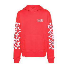 Moletom Amiri Bones Stacked Vermelho