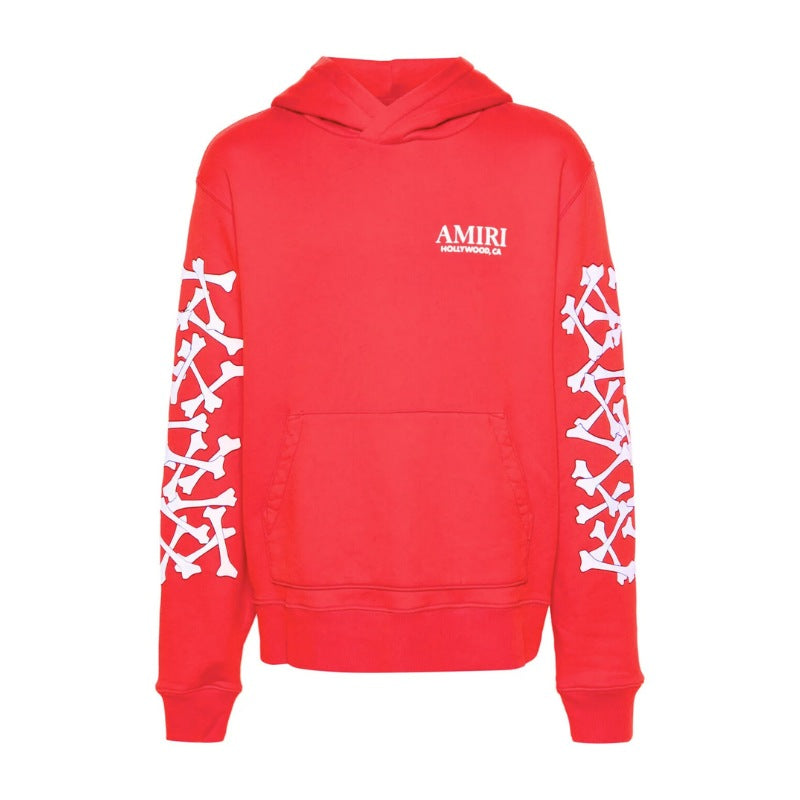 Moletom Amiri Bones Stacked Vermelho