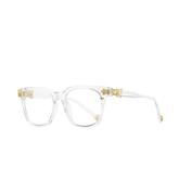 Óculos Chrome Hearts Clear Gold
