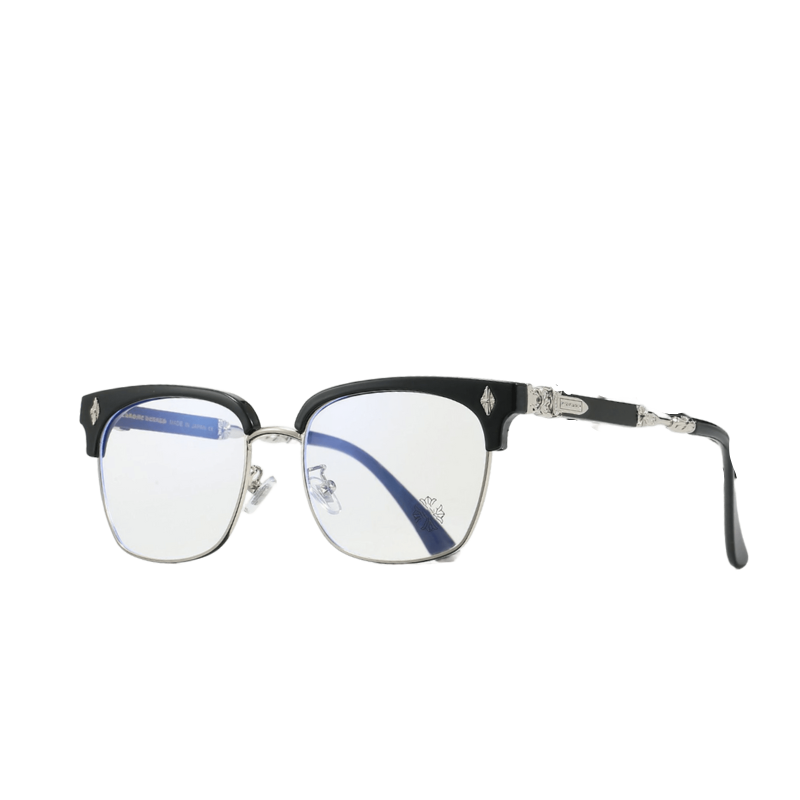 Óculos Chrome Hearts CH Black Silver